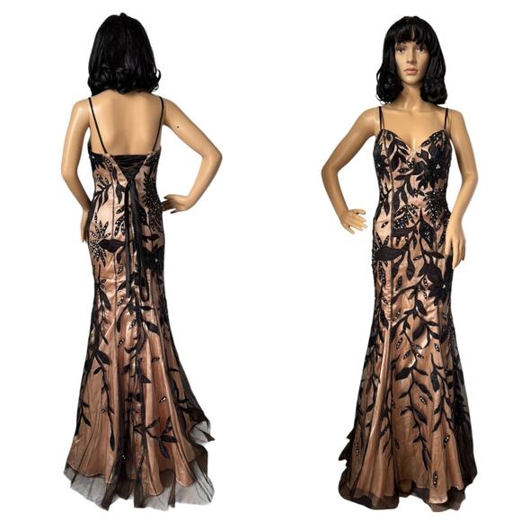 Dave & Johnny Black Gold Sequin Mermaid Gown - Size 1/2 is available for  purchase on au PAY Market - Imported Goods Online Store Co.Ltd. | au PAY  Market - Online Shopping Site